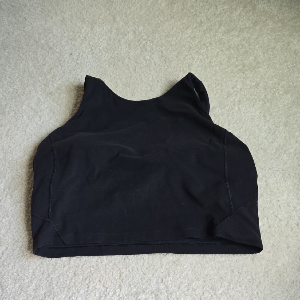 Black Lululemon Align High Neck Tank Size 10